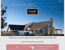 Tablet Screenshot of equinelleresidentclub.com